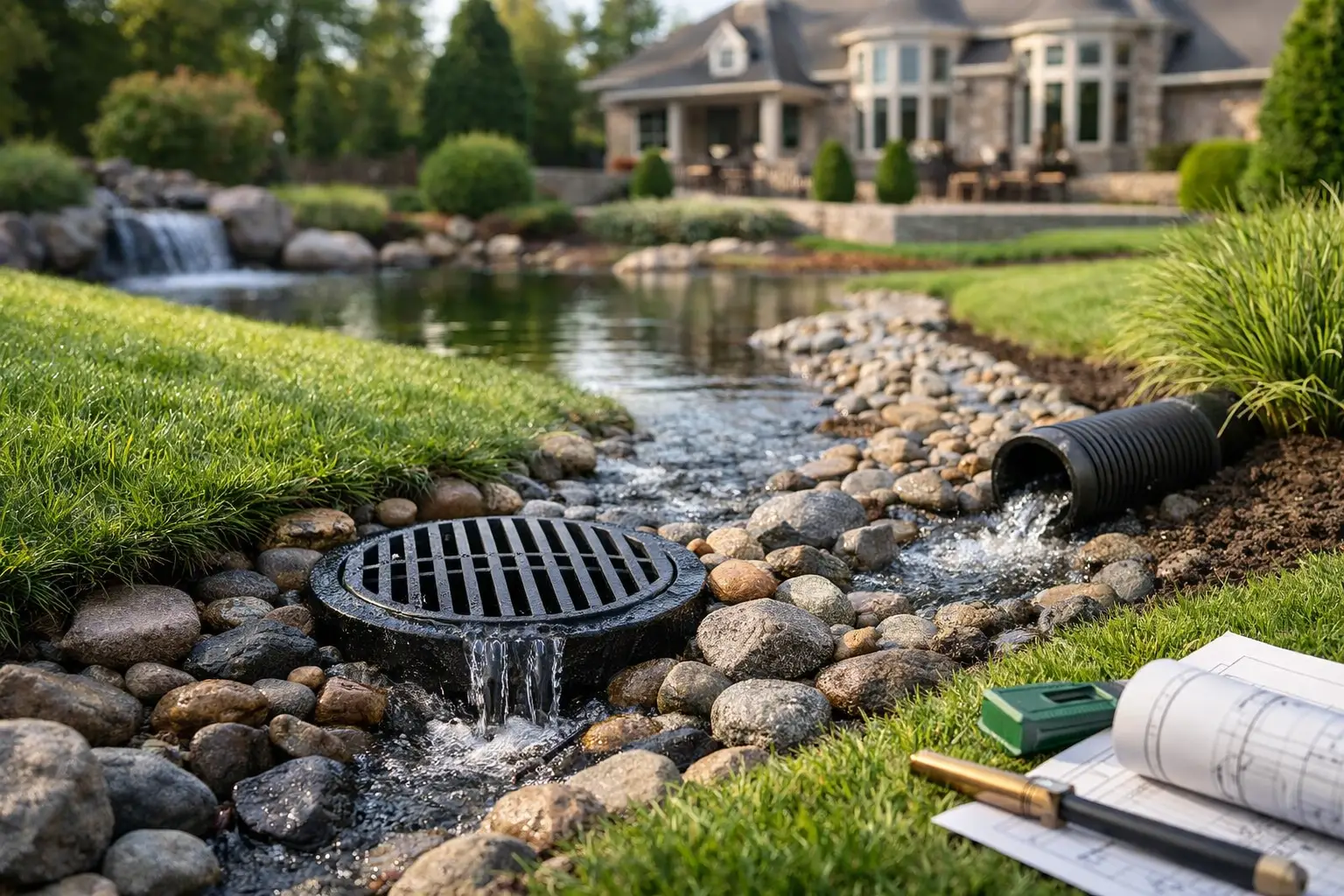 How to Design Estate Landscape Drainage