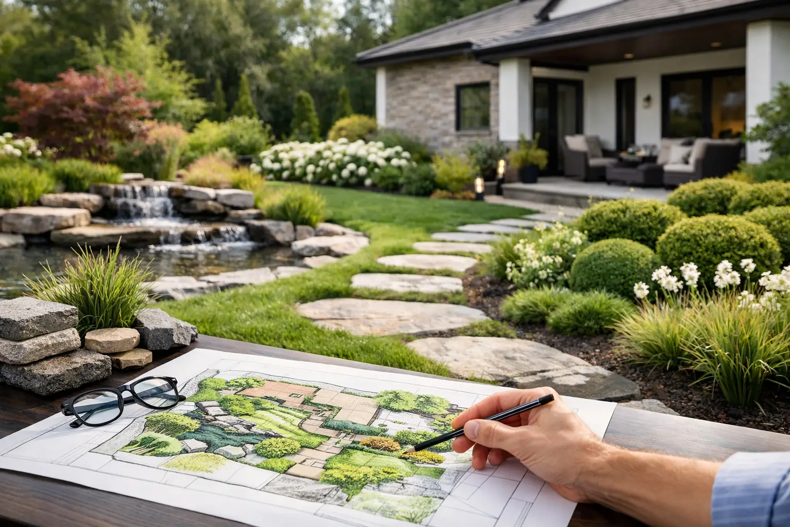 How to Design Landscape Around House