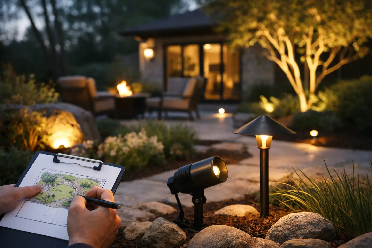 How to Design Landscape Lighting Well