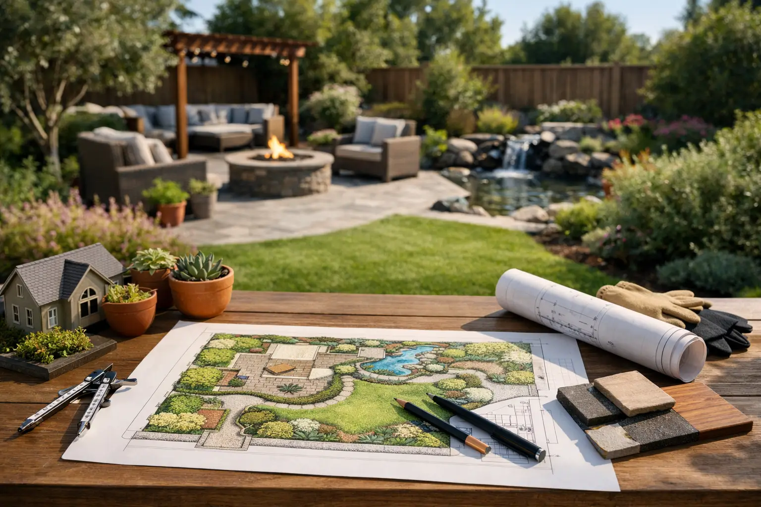 How to Landscape Design a Backyard