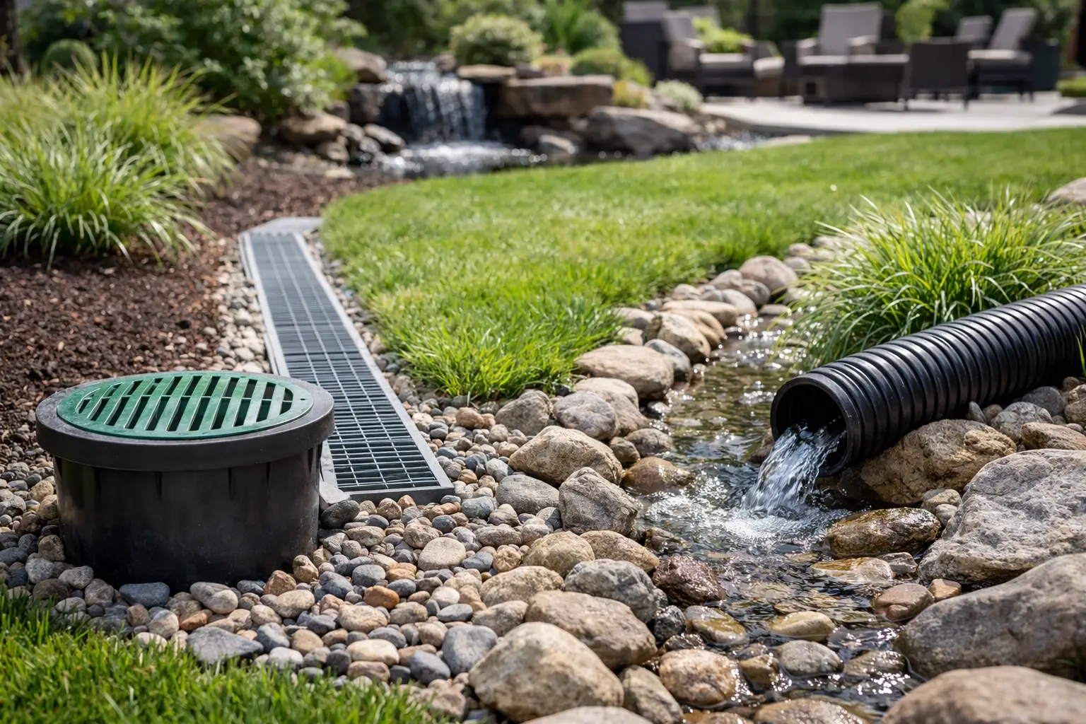 Landscape Yard Drainage That Actually Works