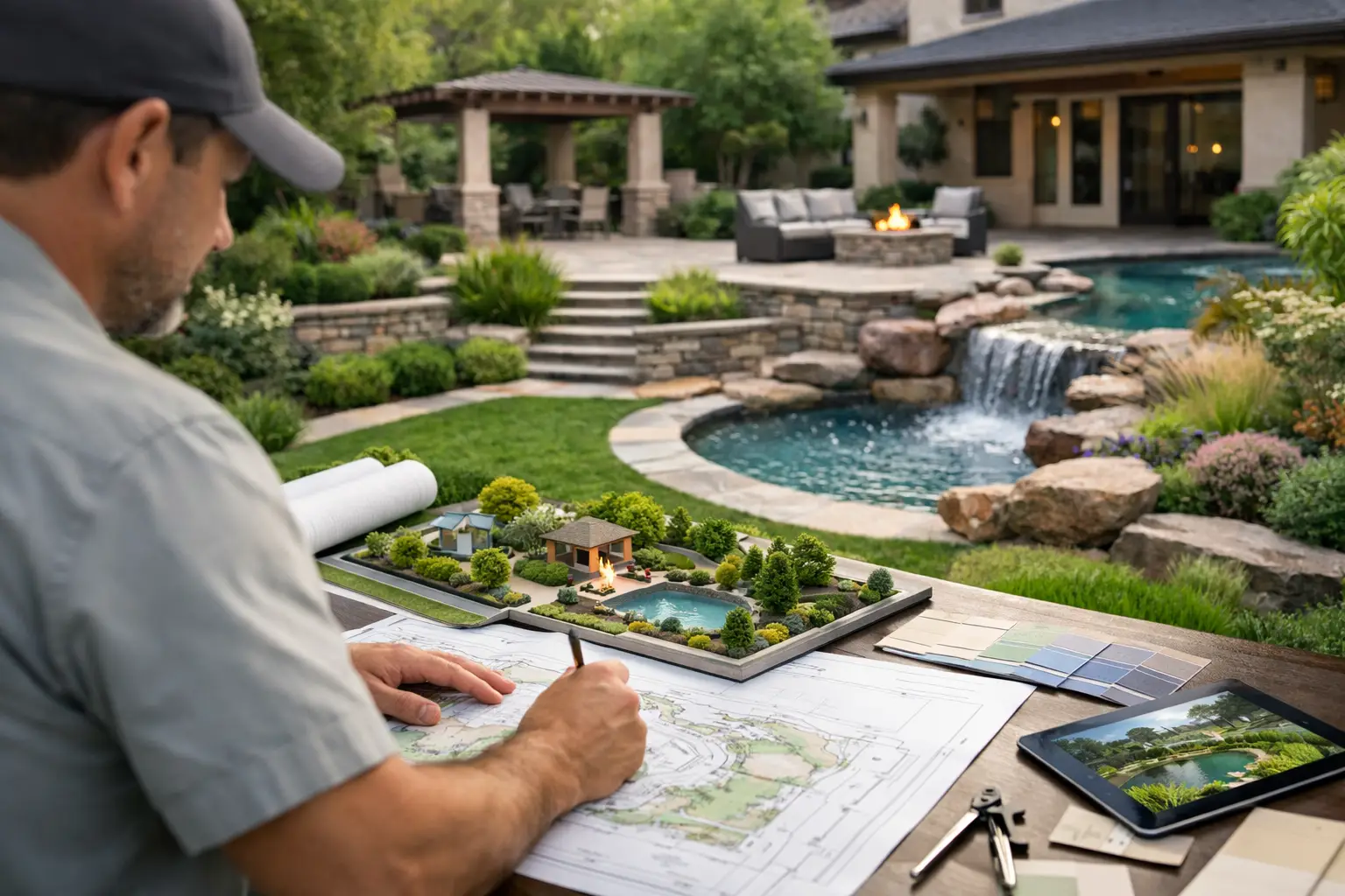 What a Custom Residential Landscape Architect Does
