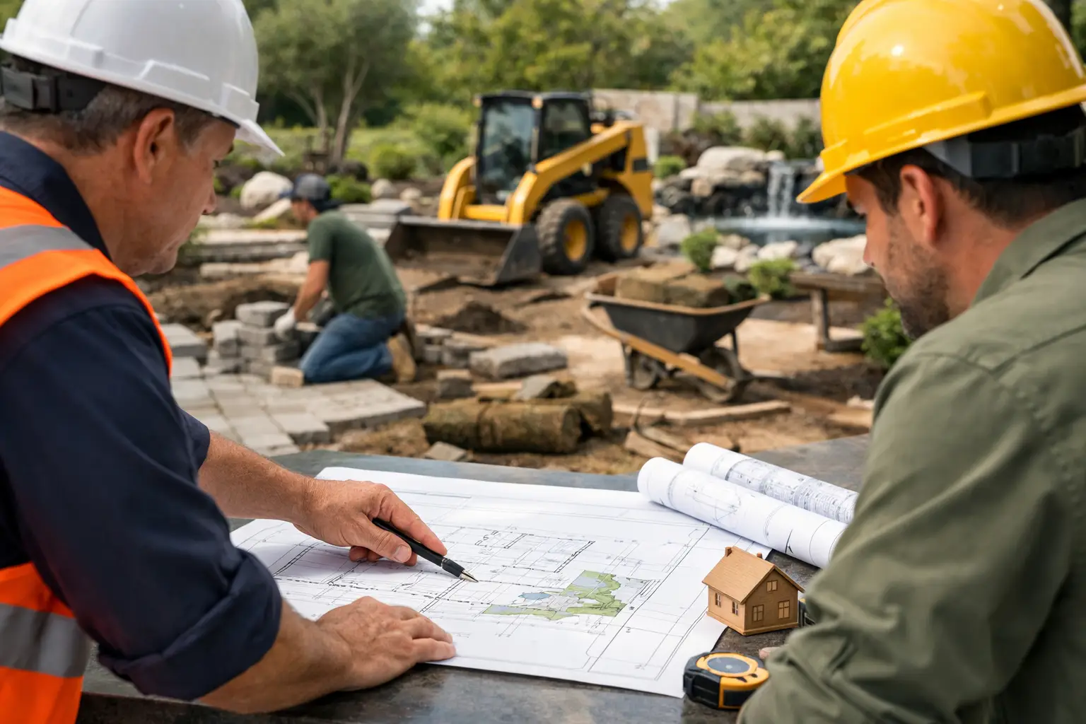 How to Coordinate Landscape Construction