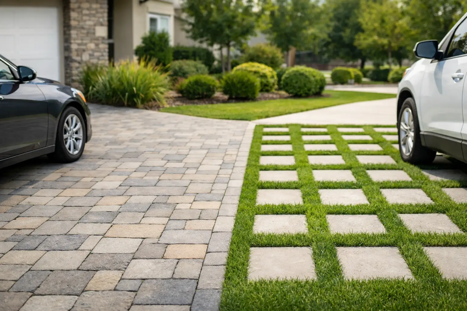 Pavers Versus Turf Driveway: What Fits Best?