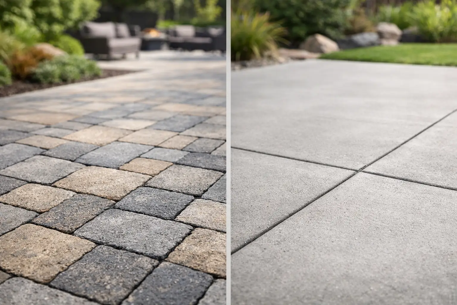 Pavers Versus Poured Concrete: Which Fits?